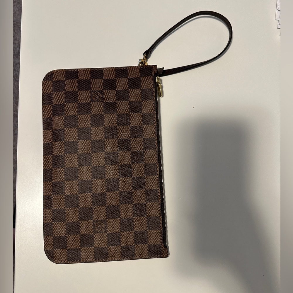 Louis Vuitton Damien Ebene Wristlet
